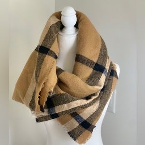 Burberry Style Blanket Scarf
